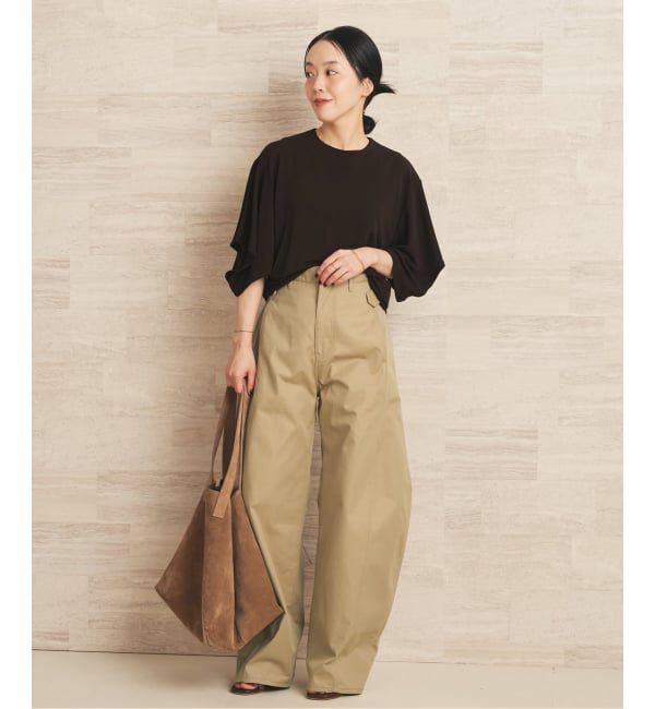 Plage「《予約》NEPLA. / ネプラ SIDE W BELT CURVED チノパンツ」|チノ|