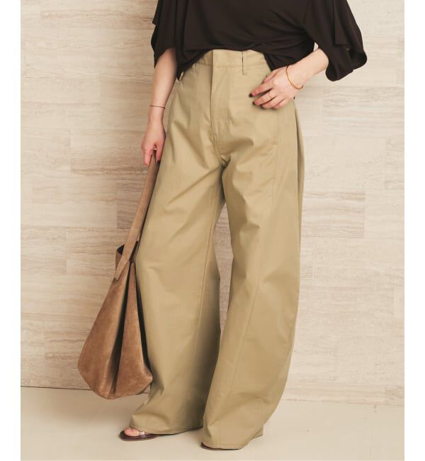 Plage「《予約》NEPLA. / ネプラ SIDE W BELT CURVED チノパンツ」|チノ|