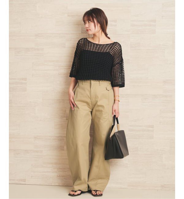 Plage「《予約》NEPLA. / ネプラ SIDE W BELT CURVED チノパンツ」|チノ|