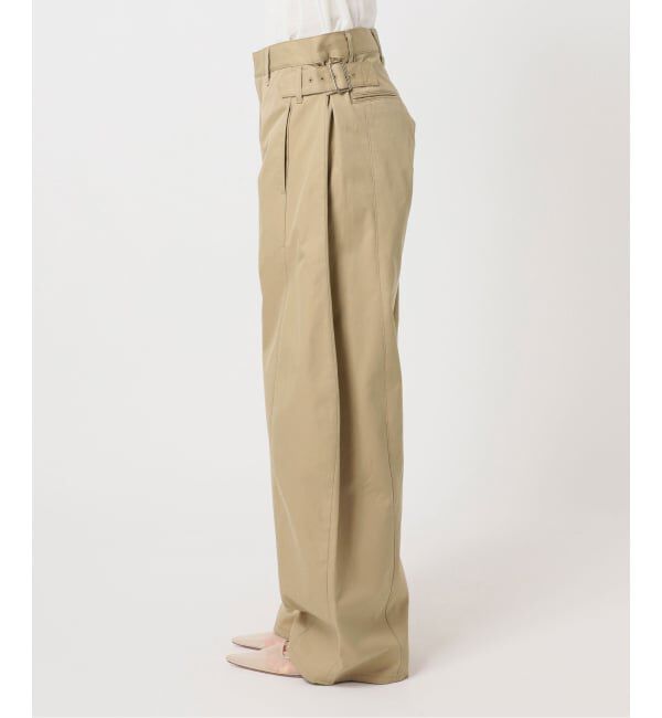 Plage「《予約》NEPLA. / ネプラ SIDE W BELT CURVED チノパンツ」|チノ|