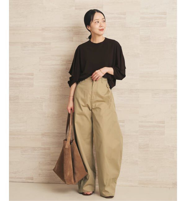 Plage「《予約》NEPLA. / ネプラ SIDE W BELT CURVED チノパンツ」|チノ|