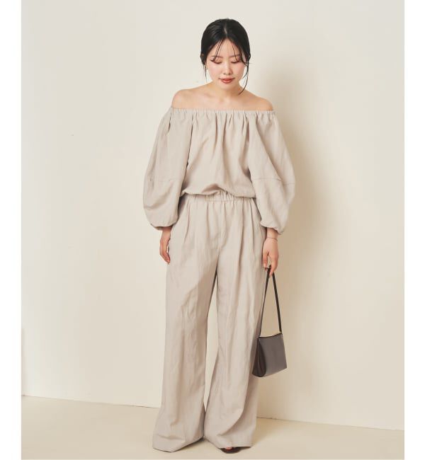 Plage「Barrel Sleeves ジャンプスーツ」|オールインワン|