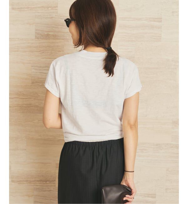 Plage「《予約》LAmade/エルエーメイド slub v neck TEE」|Tシャツ・カットソー|