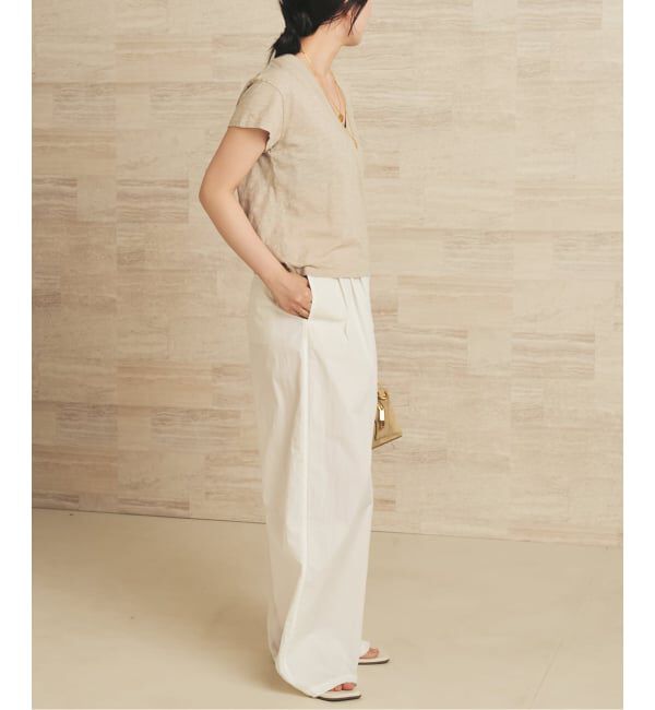 Plage「《予約》LAmade/エルエーメイド slub v neck TEE」|Tシャツ・カットソー|