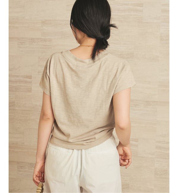 Plage「《予約》LAmade/エルエーメイド slub v neck TEE」|Tシャツ・カットソー|