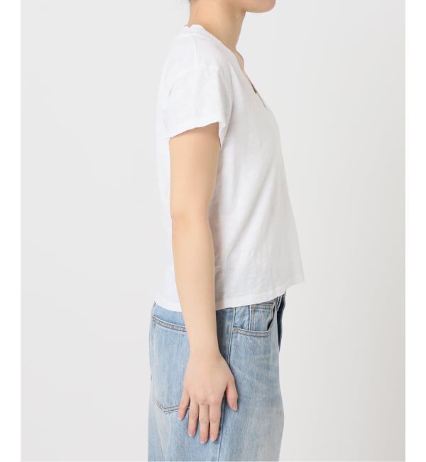 Plage「《予約》LAmade/エルエーメイド slub v neck TEE」|Tシャツ・カットソー|