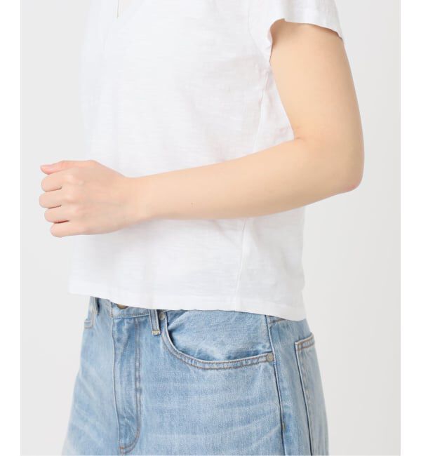 Plage「《予約》LAmade/エルエーメイド slub v neck TEE」|Tシャツ・カットソー|
