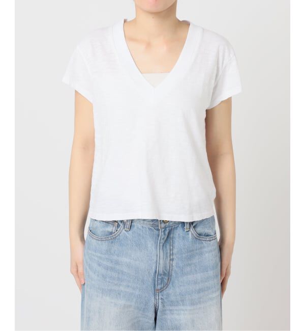 Plage「《予約》LAmade/エルエーメイド slub v neck TEE」|Tシャツ・カットソー|