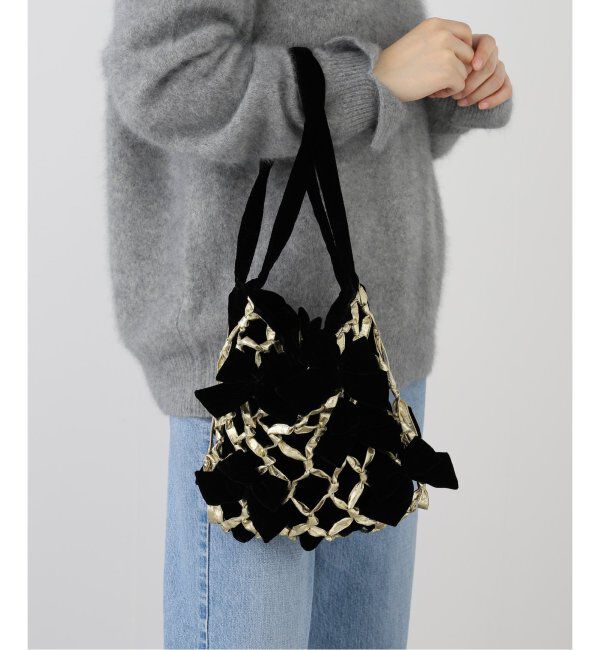 IENA「LUDLOW/ラドロー ribbon bag LD24A-BG015」|ショルダー・メッセンジャー|