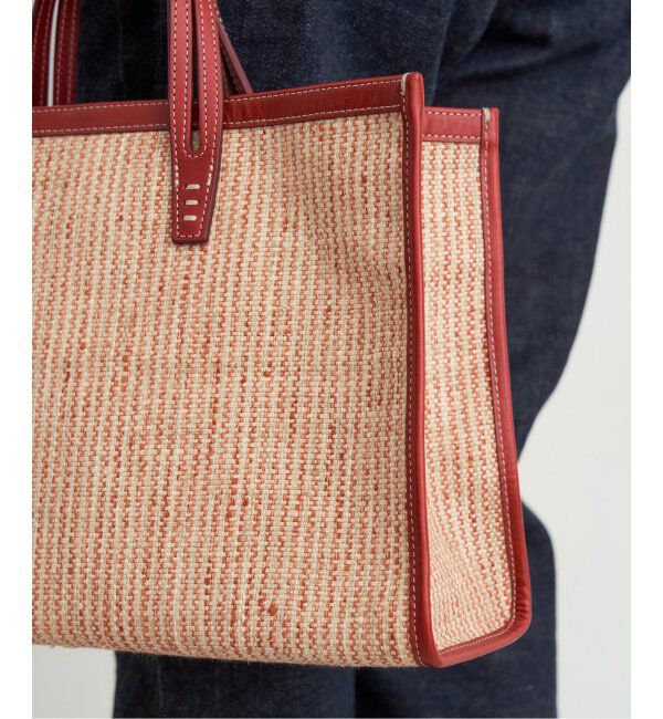 IENA「A VACATION/ア ヴァケーション BREAD M SUMAC STRIPE トートバッグ」|トートバッグ|