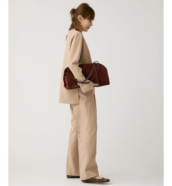 VERMEIL par iena「《追加》ダブルクロスストレッチ T-ブラウス」|シャツ・ブラウス|