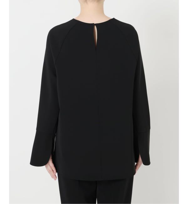 VERMEIL par iena「《追加》ダブルクロスストレッチ T-ブラウス」|シャツ・ブラウス|