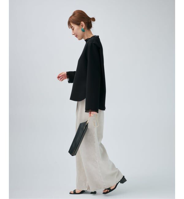 VERMEIL par iena「Minimal Double Cross ブラウス」|シャツ・ブラウス|