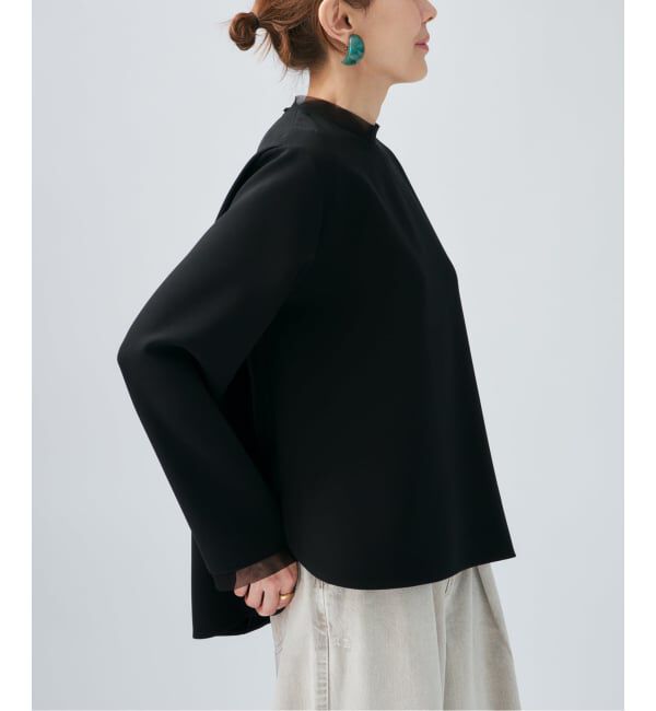 VERMEIL par iena「Minimal Double Cross ブラウス」|シャツ・ブラウス|