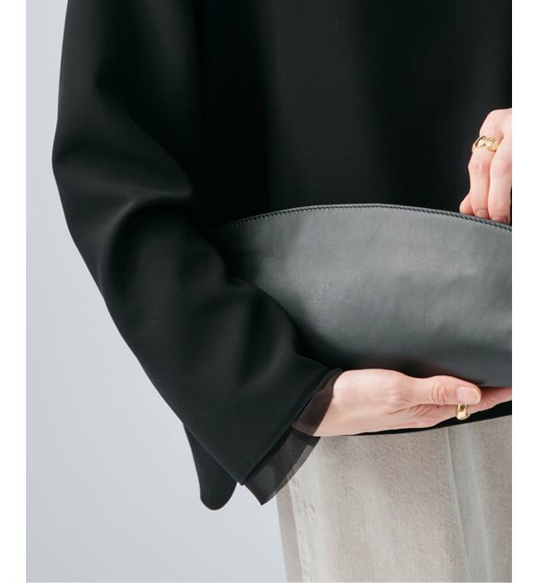 VERMEIL par iena「Minimal Double Cross ブラウス」|シャツ・ブラウス|