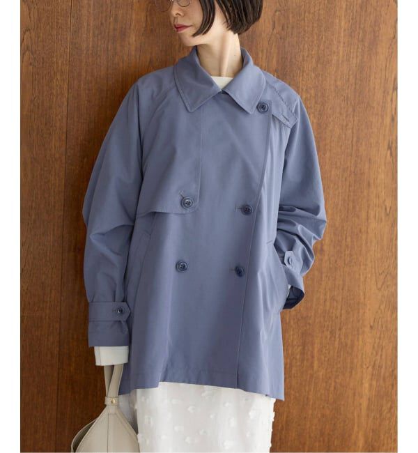 IENA「《新色あり/追加4/洗濯機洗い可》ポプリンオーバーショートコート」|その他|