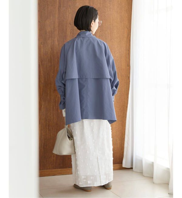 IENA「《新色あり/追加4/洗濯機洗い可》ポプリンオーバーショートコート」|その他|