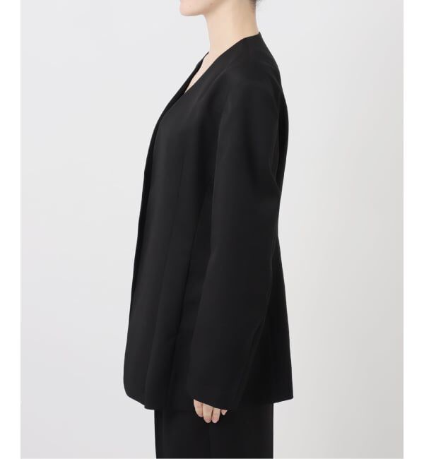 VERMEIL par iena「ドライツイルノーカラージャケット」|ノーカラージャケット|