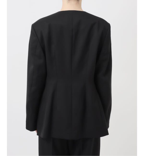 VERMEIL par iena「ドライツイルノーカラージャケット」|ノーカラージャケット|