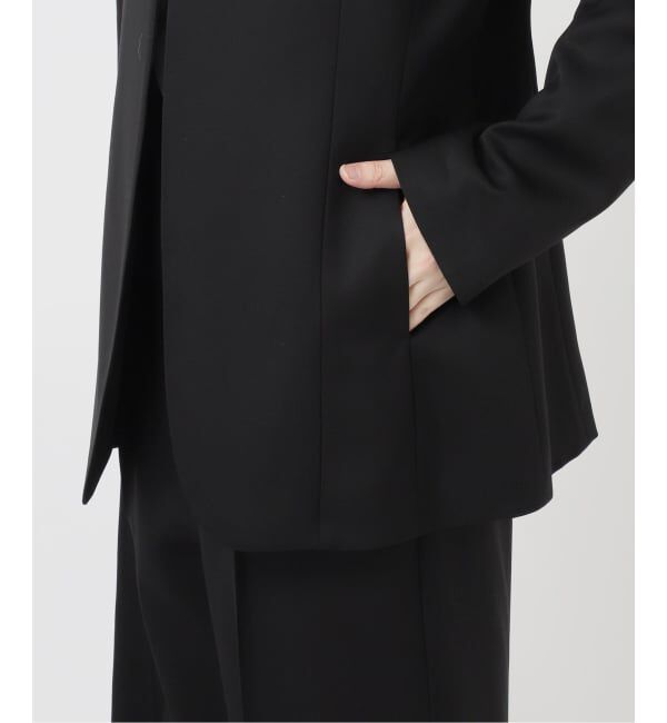 VERMEIL par iena「ドライツイルノーカラージャケット」|ノーカラージャケット|