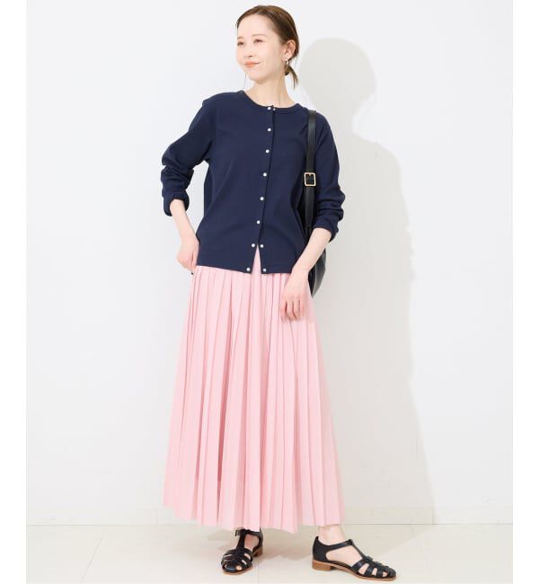 SLOBE IENA「《WEB限定/追加予約》PEボイルプリーツスカート」|スカート|