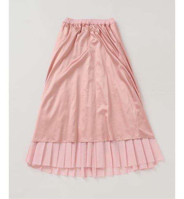SLOBE IENA「《WEB限定/追加予約》PEボイルプリーツスカート」|スカート|