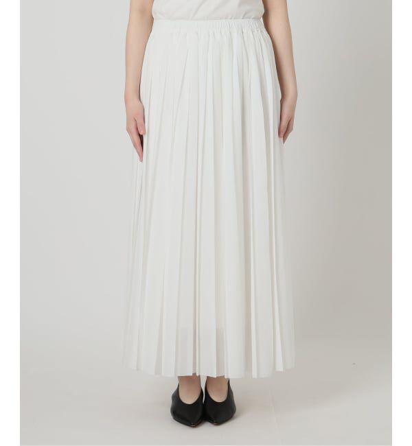 SLOBE IENA「《WEB限定/追加予約》PEボイルプリーツスカート」|スカート|
