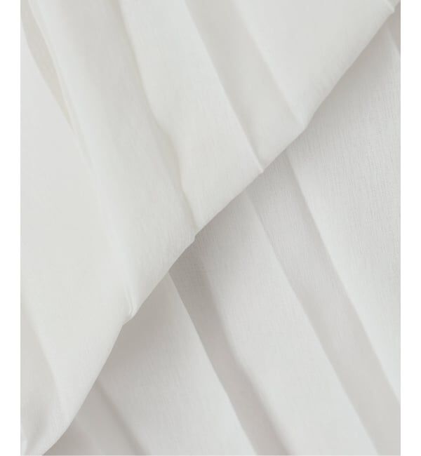 SLOBE IENA「《WEB限定/追加予約》PEボイルプリーツスカート」|スカート|