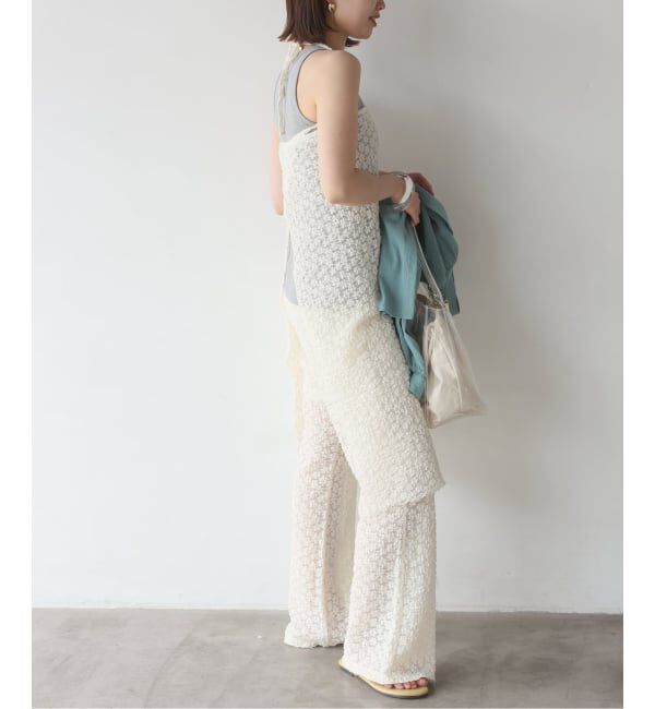 SLOBE IENA「《2枚セット/予約》カットレースパンツ/ラップスカートセット」|その他|ナチュラル