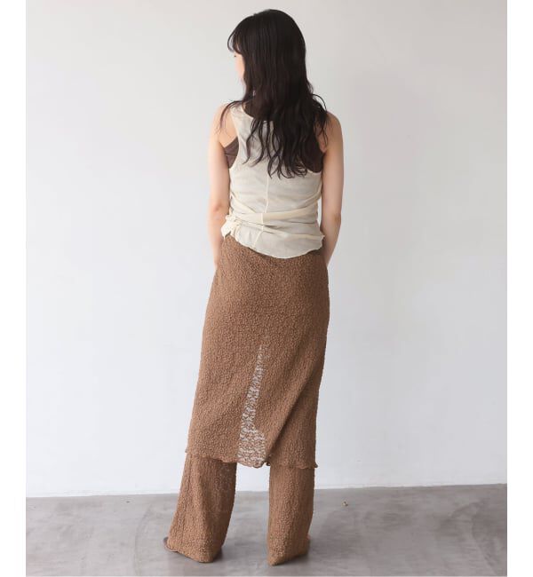 SLOBE IENA「《2枚セット/予約》カットレースパンツ/ラップスカートセット」|その他|