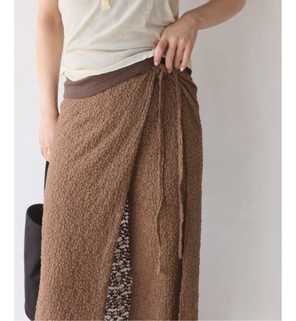 SLOBE IENA「《2枚セット/予約》カットレースパンツ/ラップスカートセット」|その他|