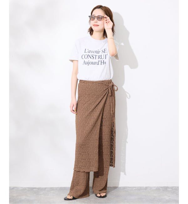 SLOBE IENA「《2枚セット/予約》カットレースパンツ/ラップスカートセット」|その他|