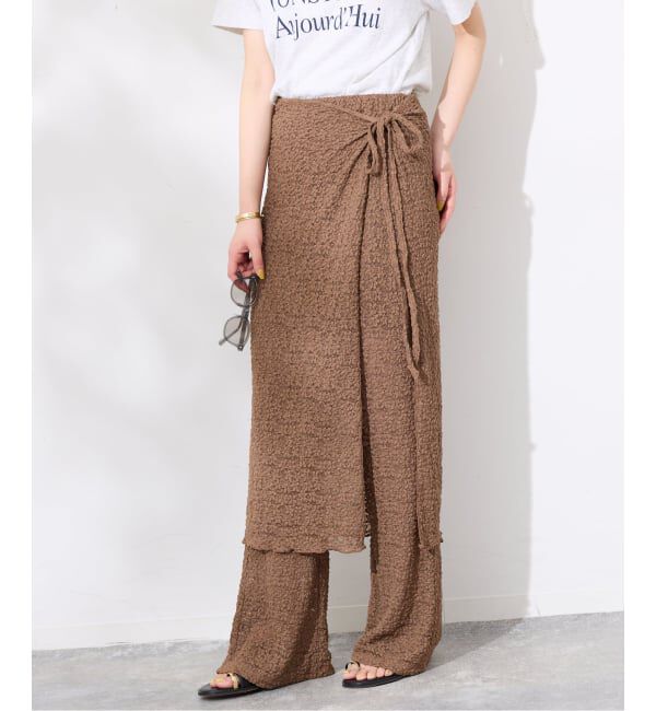 SLOBE IENA「《2枚セット/予約》カットレースパンツ/ラップスカートセット」|その他|