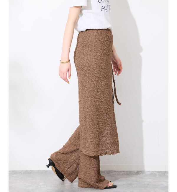 SLOBE IENA「《2枚セット/予約》カットレースパンツ/ラップスカートセット」|その他|