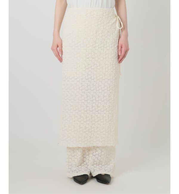 SLOBE IENA「《2枚セット/予約》カットレースパンツ/ラップスカートセット」|その他|