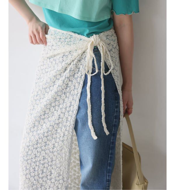 SLOBE IENA「《2枚セット/予約》カットレースパンツ/ラップスカートセット」|その他|