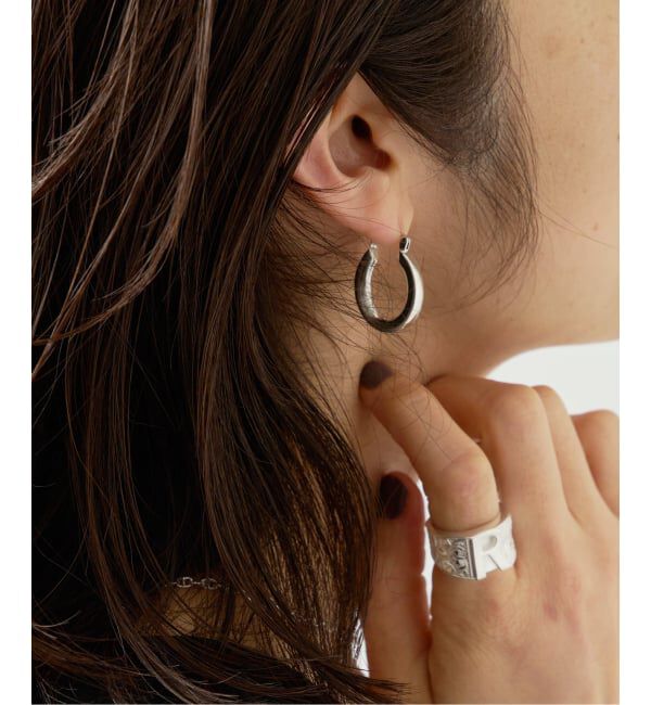 VERMEIL par iena「《予約》Laver ラバー OVAL ピアス 26SSER02」|ピアス|