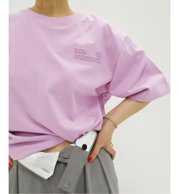 IENA LA BOUCLE「BAUM UND PFERDGARTEN バウム ウンド ヘルガーデン JIANA24856」|Tシャツ・カットソー|ピンク