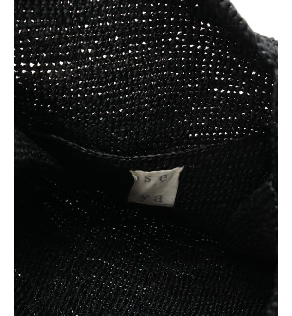 IENA LA BOUCLE「seya. セヤ RAFFIA SHOPPING BAG PEFA137-1」|かごバッグ|