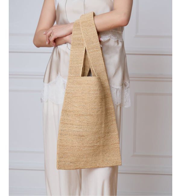 IENA LA BOUCLE「seya. セヤ RAFFIA SHOPPING BAG PEFA137-1」|かごバッグ|