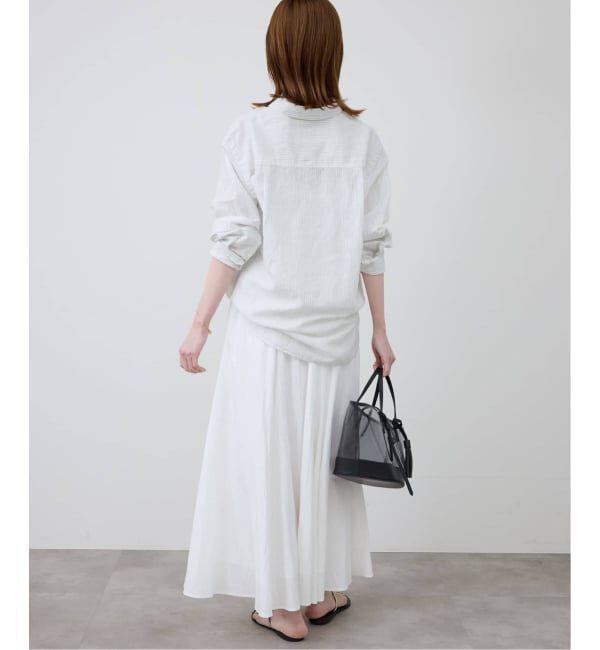 SLOBE IENA「《追加2》リネンコットンレギュラーシャツ」|シャツ・ブラウス|