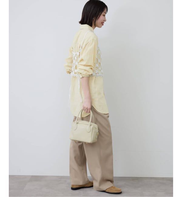 SLOBE IENA「《追加2》リネンコットンレギュラーシャツ」|シャツ・ブラウス|