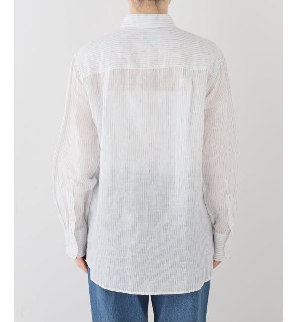 SLOBE IENA「《追加2》リネンコットンレギュラーシャツ」|シャツ・ブラウス|