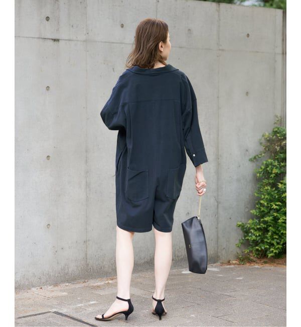 VERMEIL par iena「《予約》Hard Twist Yarn オールインワン」|オールインワン|