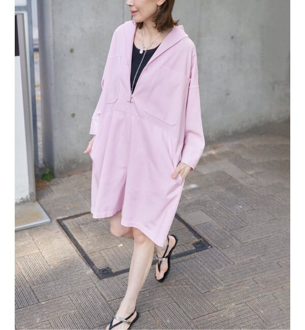 VERMEIL par iena「《予約》Hard Twist Yarn オールインワン」|オールインワン|ピンク