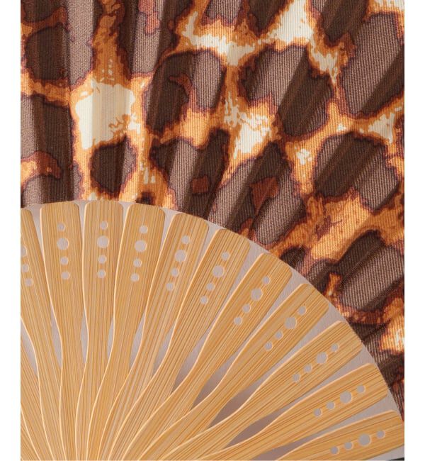 VERMEIL par iena「《予約》manipuri マニプリ 扇子 レオパードベグ 161675105」|その他|