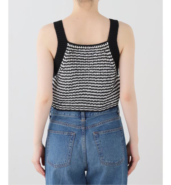 IENA「【一部店舗限定】JANE SMITH/ジェーンスミス BUTTON TANK TOP タンクトップ」|ニット・セーター|