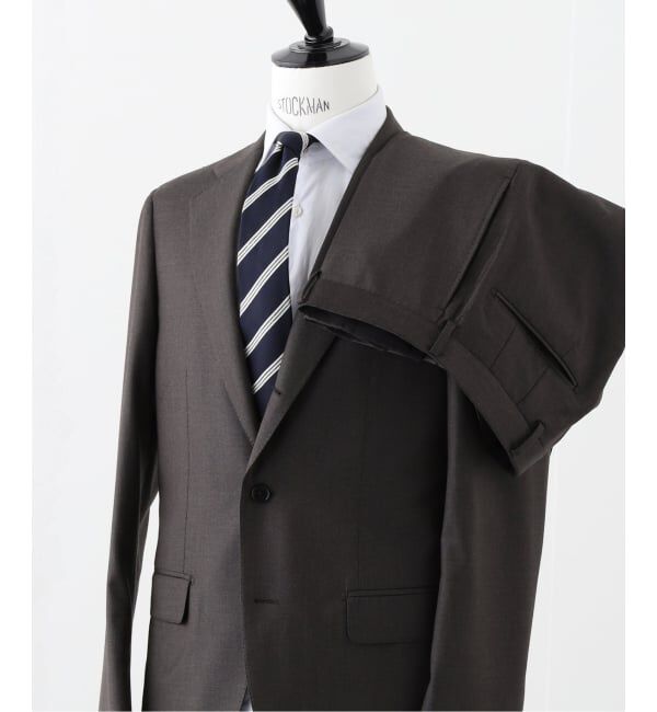 EDIFICE「D.OLIVER 3ボタン ロロピアーナ(サージ)」|スーツ|ブラウン