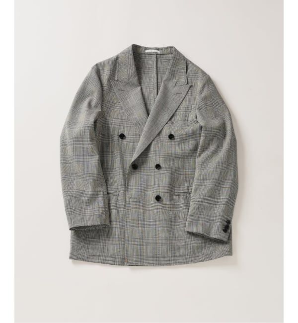EDIFICE「COUTURE D&rsquo;ADAM (クチュール ド アダム) 別注 Double JK Glencheck」|テーラードジャケット|