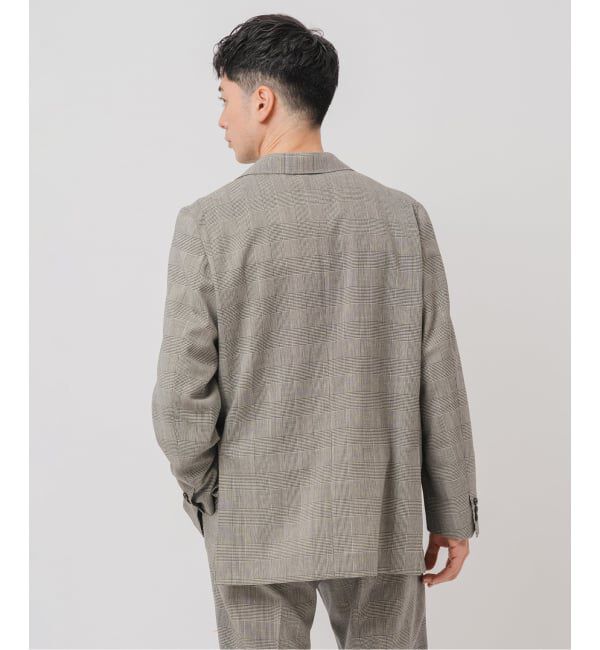 EDIFICE「COUTURE D&rsquo;ADAM (クチュール ド アダム) 別注 Double JK Glencheck」|テーラードジャケット|